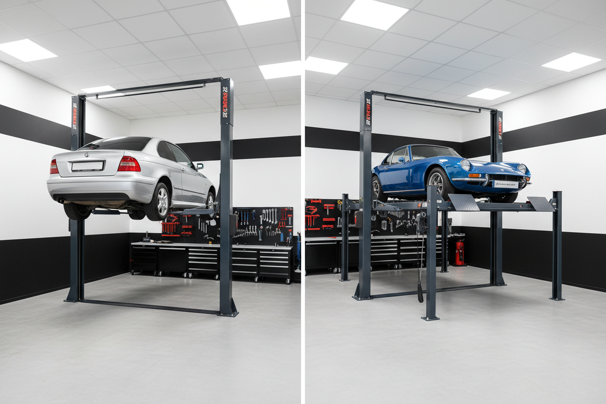 2-Post vs. 4-Post Lifts: Which Is Right for Your Garage?