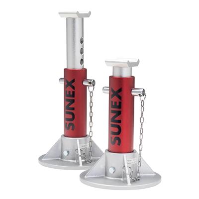 Aluminum Jack Stands — 3-Ton Capacity, Adjustable Height (Pair)